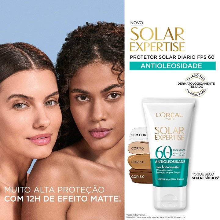 Imagem Muito alta proteção com 12h de efeito matte